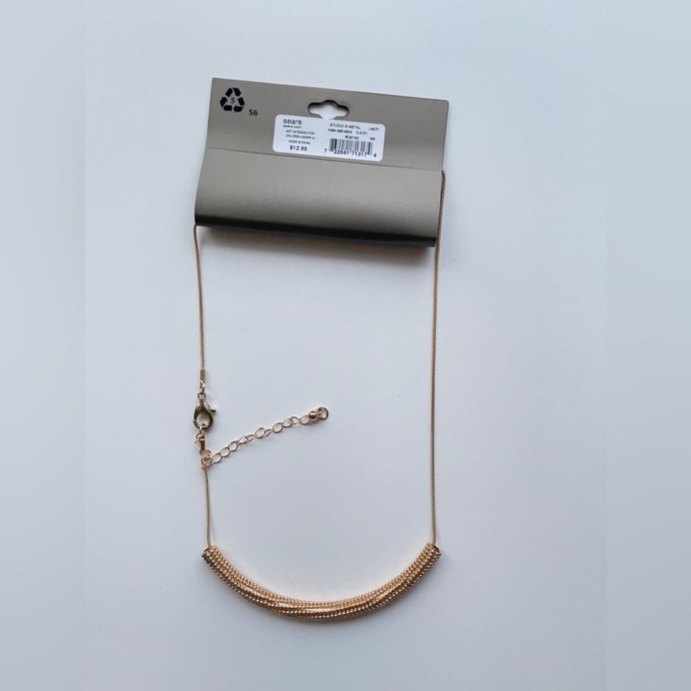 Gold plated necklace